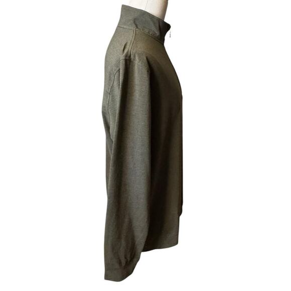 LinkSoul NEW Quarter Zip Men's Large Gray Pullover Luxury Golf Lightweight - Picture 6 of 7